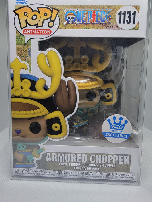 Funko pop #1131 Armored Chopper Funko.com exclusive with pop protector