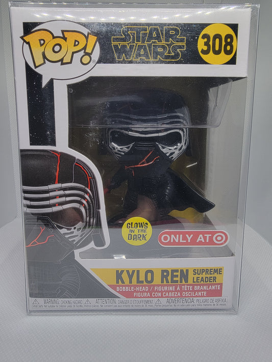 Funko pop #308 Kylo Ren Supreme Leader with pop protector